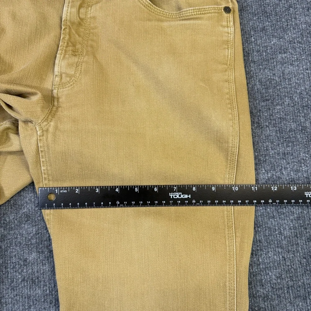 Mountain Hardwear Jeans Men 32x32 Golden Brown Tan Stretch Denim Straight Hiking